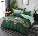 Lenjerie de pat dublu finet elegant green , Super Elegant Pucioasa - imagine 2