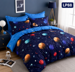 Lenjerie de pat dublu din finet planete , Super Elegant Pucioasa - imagine 2