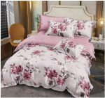 Lenjerie de pat din bumbac finet flori 1022 Super Elegant Pucioasa - imagine 3