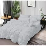 Lenjerie de pat damasc cu elatic DE06