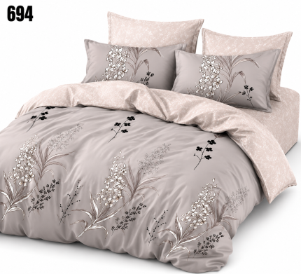 Lenjerie de pat din bumbac finet 694 Super Elegant Pucioasa