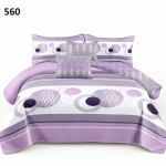 Lenjerie de pat din bumbac finet 560 Super Elegant Pucioasa