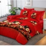 Lenjerii de pat cu Mos Craciun din finet MOS26 Super Elegant Pucioasa