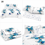 Lenjerie de pat din bumbac finet 20 Super Elegant Pucioasa - imagine 2