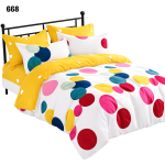 Lenjerie de pat din bumbac finet 668 Super Elegant Pucioasa