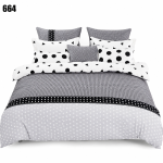 Lenjerie de pat din bumbac finet 664 Super Elegant Pucioasa