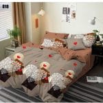 Lenjerie de pat din bumbac finet 818 Super Elegant Pucioasa