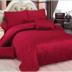 Cuvertura de Pat din catifea 5 piese CVE68