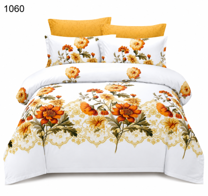 Lenjerie de pat din bumbac finet 1060 Super Elegant Pucioasa