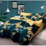 Lenjerie de pat din finet cu ELASTIC A917 Super Elegant Pucioasa