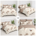 Lenjerie de pat din bumbac finet 1068 Super Elegant Pucioasa
