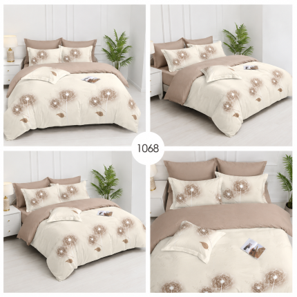 Lenjerie de pat din bumbac finet 1068 Super Elegant Pucioasa