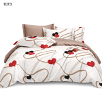 Lenjerie de pat din bumbac finet 1073 Super Elegant Pucioasa