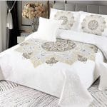 Cuvertura de Pat din catifea 5 piese CVE74