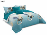 Lenjerie de pat din bumbac finet 1065 Super Elegant Pucioasa - imagine 2