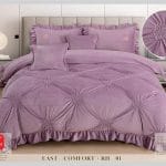 Lenjerie de pat cu pliuri din CATIFEA 6 piese CATPE03