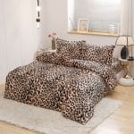 Lenjerie de pat dublu cocolino cu elastic  4 piese LCE09