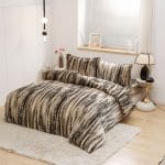 Lenjerie de pat dublu cocolino cu elastic  4 piese LCE08