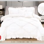 Lenjerie de pat cu pliuri din CATIFEA 6 piese CATPE01