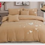 Lenjerie de pat brodata 6 piese cu elastic BRD26