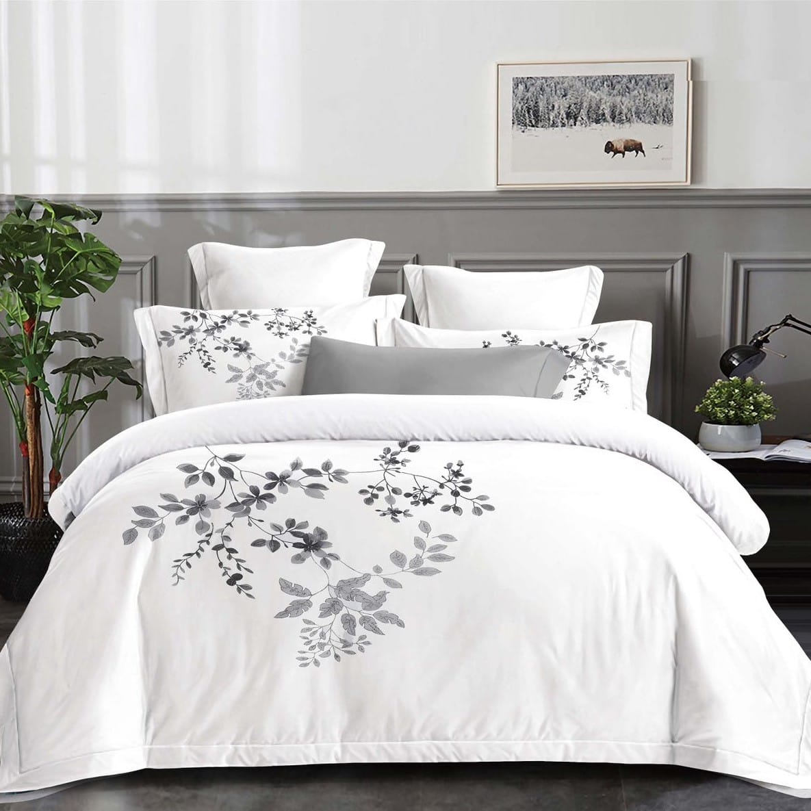 BG8016 Lenjerie pat dublu cu elastic PRE23 - imagine 1