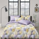 Lenjerie de pat dublu din satin cu ELASTIC LES09