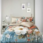 Lenjerie de pat dublu din satin cu ELASTIC LES01