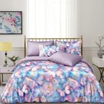 Lenjerie de pat dublu din satin cu ELASTIC LES04