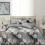 Lenjerie de pat dublu din satin cu ELASTIC LES15