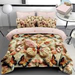 Lenjerie pat dublu 5D cu elastic 5D40