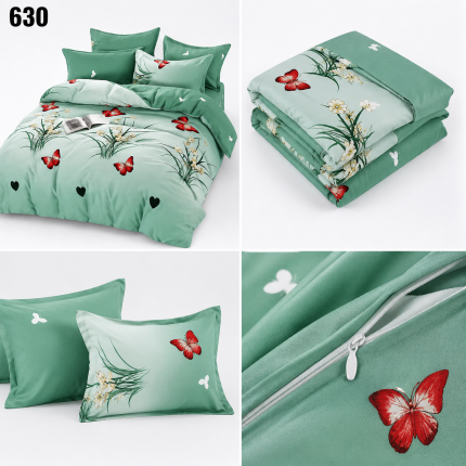 Lenjerie de pat din bumbac finet 630 dream butterfly Super Elegant Pucioasa