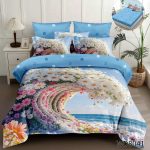 Lenjerie pat dublu 5D cu elastic 5D52