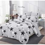 Lenjerie de pat din finet cu ELASTIC 6 piese LEC13