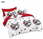 Lenjerie de pat din bumbac finet 1070 Super Elegant Pucioasa - imagine 2
