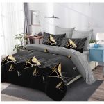 Lenjerie de pat din finet cu ELASTIC 6 piese LEC09