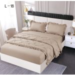 Lenjerie Uni din finet cu pliuri si volanase PVP35 Super Elegant Pucioasa