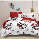 Lenjerie de pat din bumbac finet 1070 Super Elegant Pucioasa