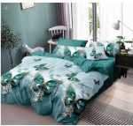 Lenjerie de pat fluturi verzi 25 Super Elegant Pucioasa - imagine 3
