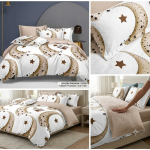 Lenjerie de pat din bumbac 1080 Super Elegant Pucioasa