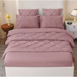 Lenjerie Uni din finet cu pliuri  6 piese PVP46 Super Elegant Pucioasa
