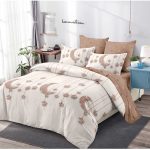 Lenjerie de pat din finet cu ELASTIC 6 piese LEC29