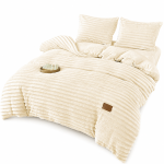 Lenjerie de pat dublu cocolino cu elastic  4 piese LCE20