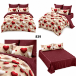 Lenjerie de pat din bumbac finet 839 Super Elegant Pucioasa