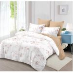 Lenjerie de pat din finet cu ELASTIC 6 piese LEC38