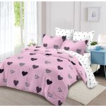 Lenjerie de pat din finet cu ELASTIC 6 piese LEC40