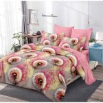 Lenjerie de pat din finet cu ELASTIC 6 piese LEC46