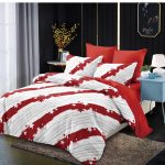 Lenjerie de pat din finet cu ELASTIC 6 piese LEC53