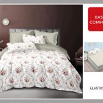 Lenjerie de pat din finet cu ELASTIC 6 piese LEC67