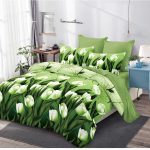Lenjerie de pat din finet cu ELASTIC 6 piese LEC61