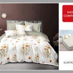 Lenjerie de pat din finet cu ELASTIC 6 piese LEC68